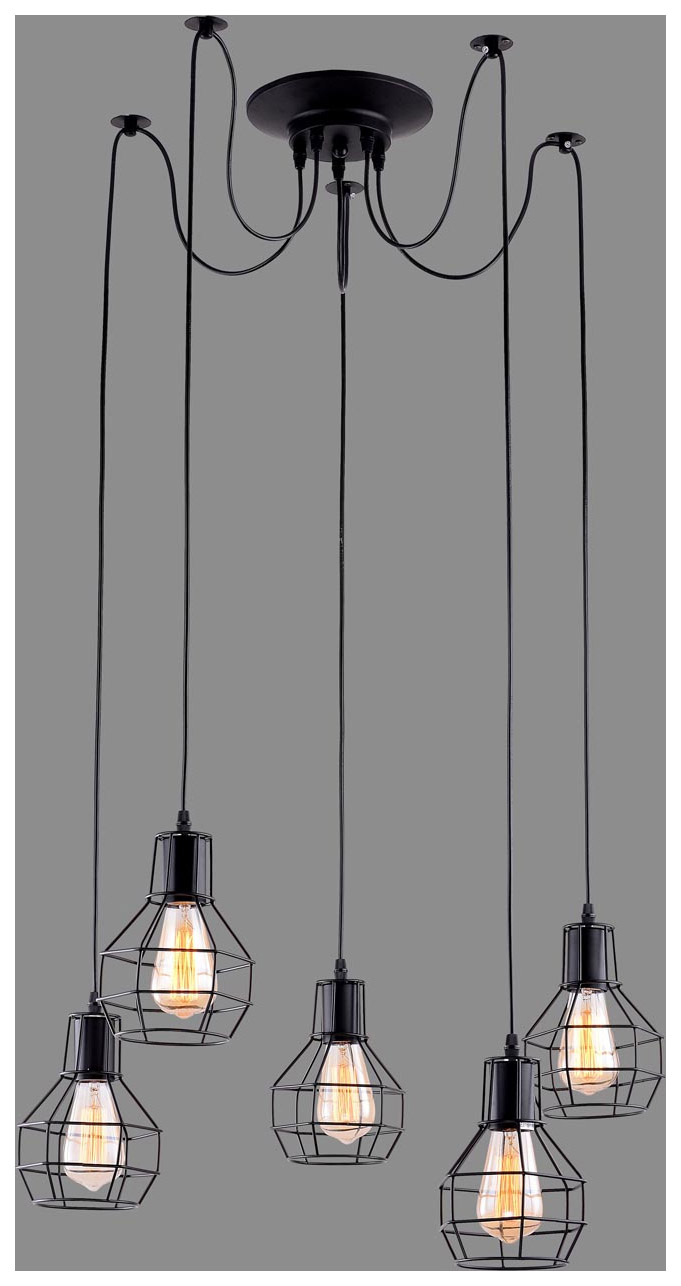 фото Люстра подвесная arte lamp a1109sp-5bk