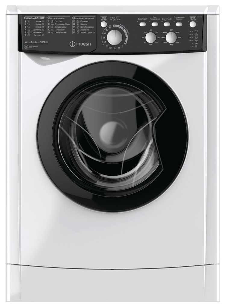 фото Стиральная машина indesit ewsc 51051 bk cis