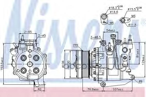 фото Компрессор кондиционера nissens 89247