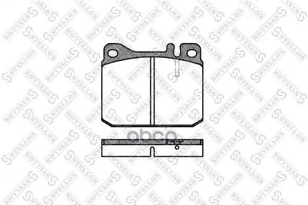 

Комплект тормозных колодок Stellox 021020SX