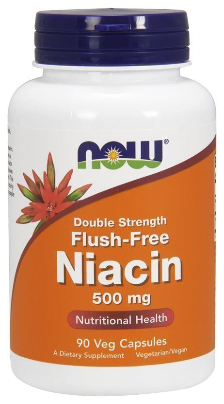 Купить Витамин B NOW Niacin Flush-Free 90 капс., США
