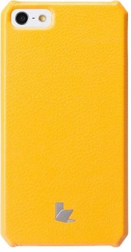 фото Чехол-накладка jison fashion wallet (js-ip5-01h80) для iphone 5/5s/se (yellow) jisoncase