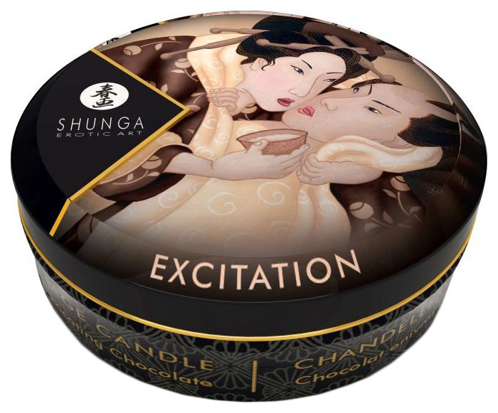 Массажная свеча Shunga Intoxicatin Chocolate с ароматом шоколада 30 мл