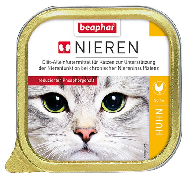 фото Консервы для кошек beaphar nieren с заболеваниями почек, с куриной грудкой, 100г