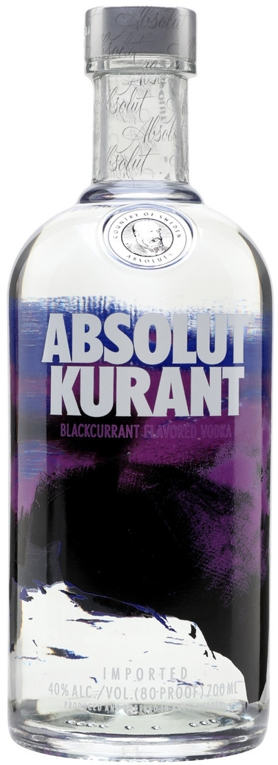 Водка Absolut, черная смородина, 40 %, 700 мл