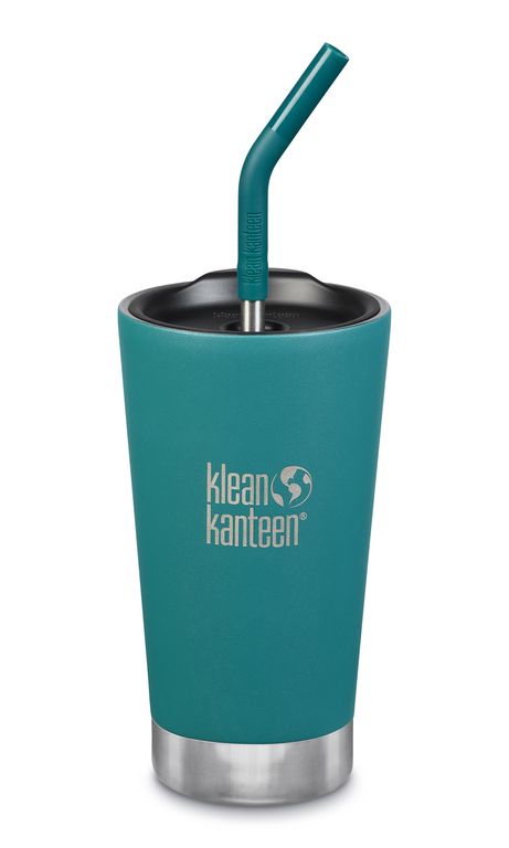 фото Термостакан klean kanteen tumbler 16oz (473мл) emerald bay с трубочкой