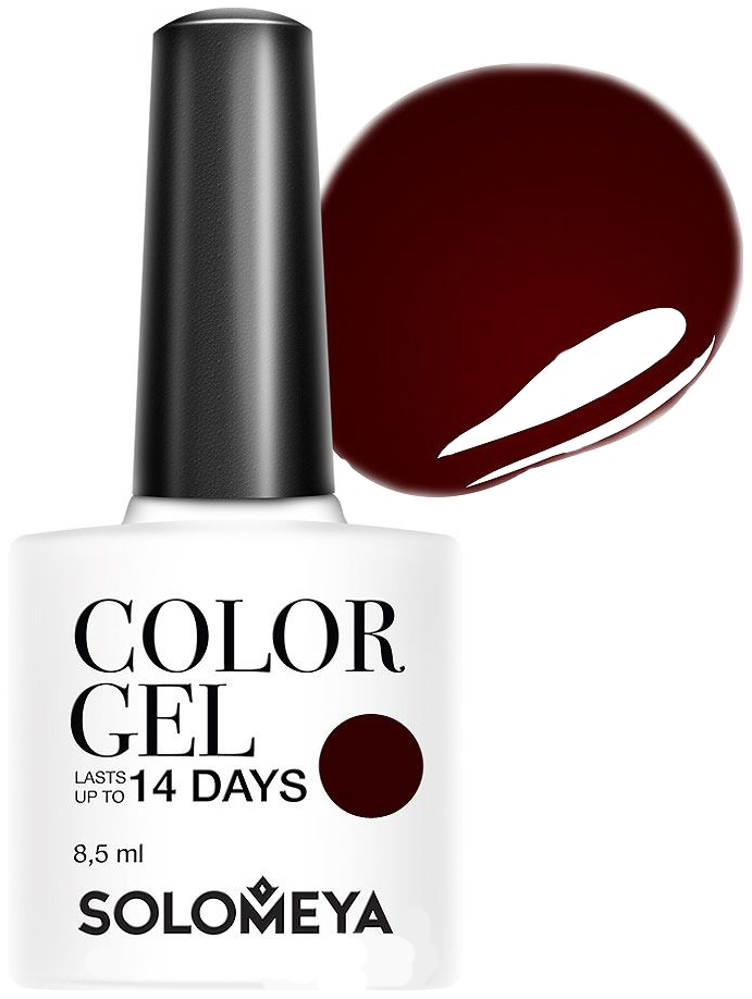 фото Гель-лак для ногтей solomeya color gel вишневый десерт