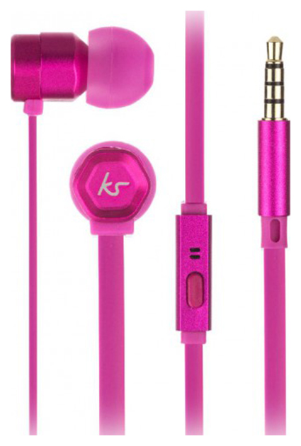 фото Наушники kitsound hive pink