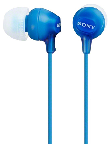 фото Наушники sony mdr-ex15 lite blue