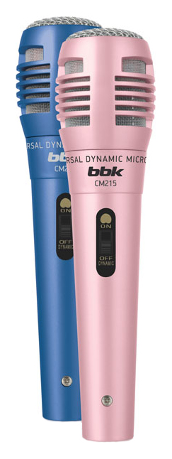 

Микрофон BBK СM215 Pink/Blue, СM215