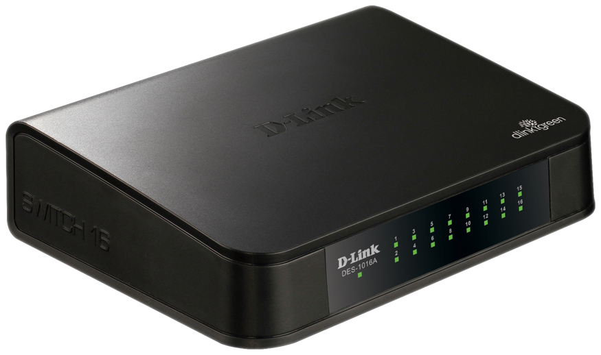 

Коммутатор D-Link DES-1016A/E1B Black, DES-1016A