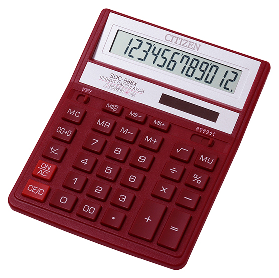 

Калькулятор CiTiZEN SDC-888X Красный, sDC-888X