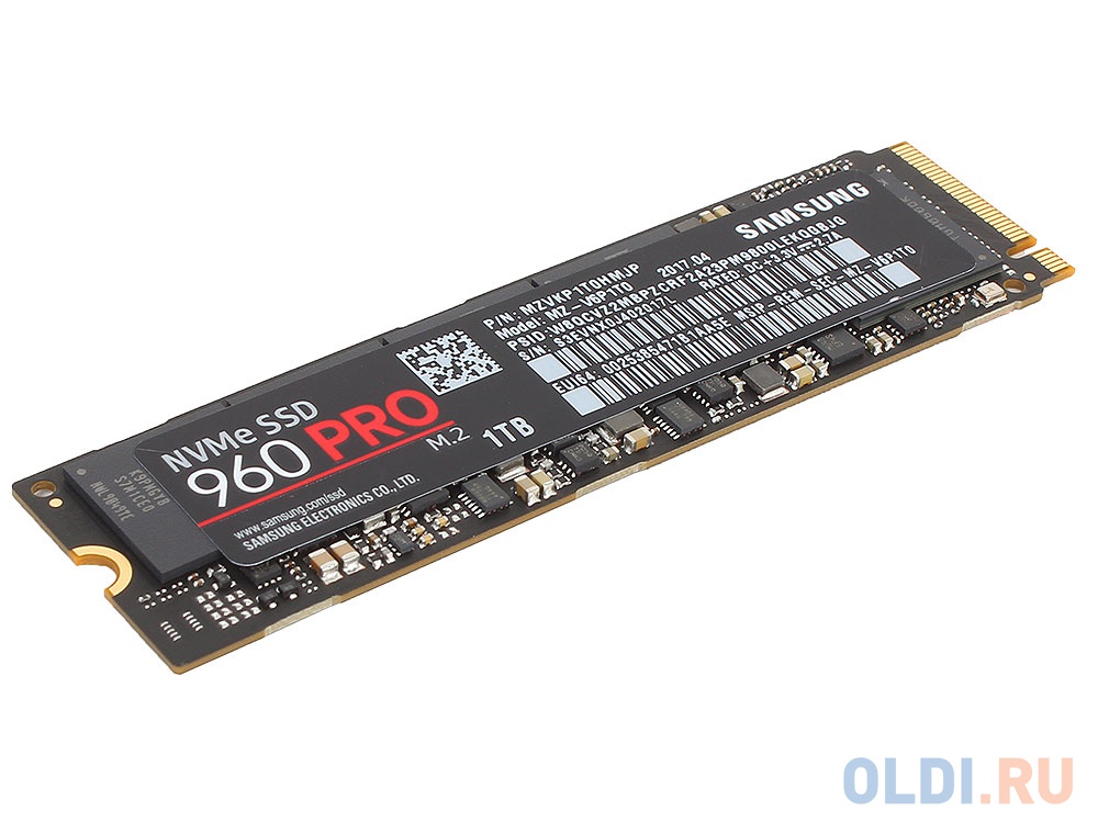 

SSD накопитель Samsung 960 PRO 1 ТБ (MZ-V6P1T0BW), 960 PRO