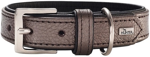 

Ошейник для собак HUNTER Capri 50 (37-43), коричневый перламутр/черный (63400), Capri