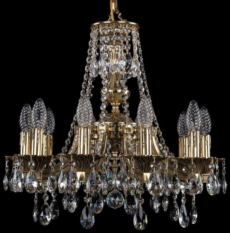 

Люстра подвесная Bohemia Ivele Crystal 1771/10/150/A/GB, 1771/10/150/A/GB