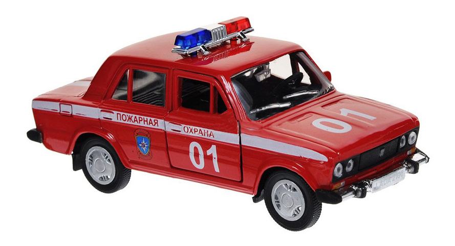 

Коллекционная модель Autotime Lada 2106 Пожарная охрана 1:36, lada 2106 пожарная охрана
