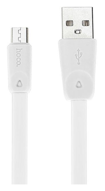 Кабель Hoco x9 microUSB 2м White