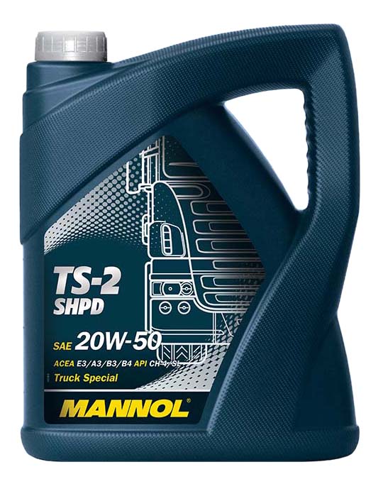 Моторное масло Mannol TS-2 SHPD 20W50 5 л