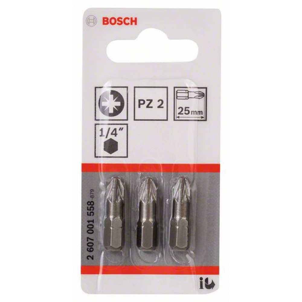 Набор бит Bosch 25мм PZ2 XH 2607001558 рыбка декоративная 5002ld гуппи 97 140 25мм блистер