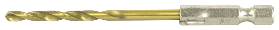 Сверло спиральное по металлу MATRIX 3,8 мм HSS 717382 сверло спиральное matrix 717322