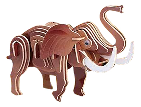 

Модели для сборки Мир Деревянных Игрушек Маленький слон, маленький слон