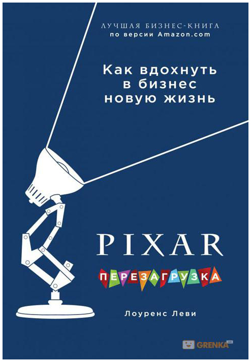 

Книга Pixar, перезагрузка, Гениальная книга по Антикризисному Управлению