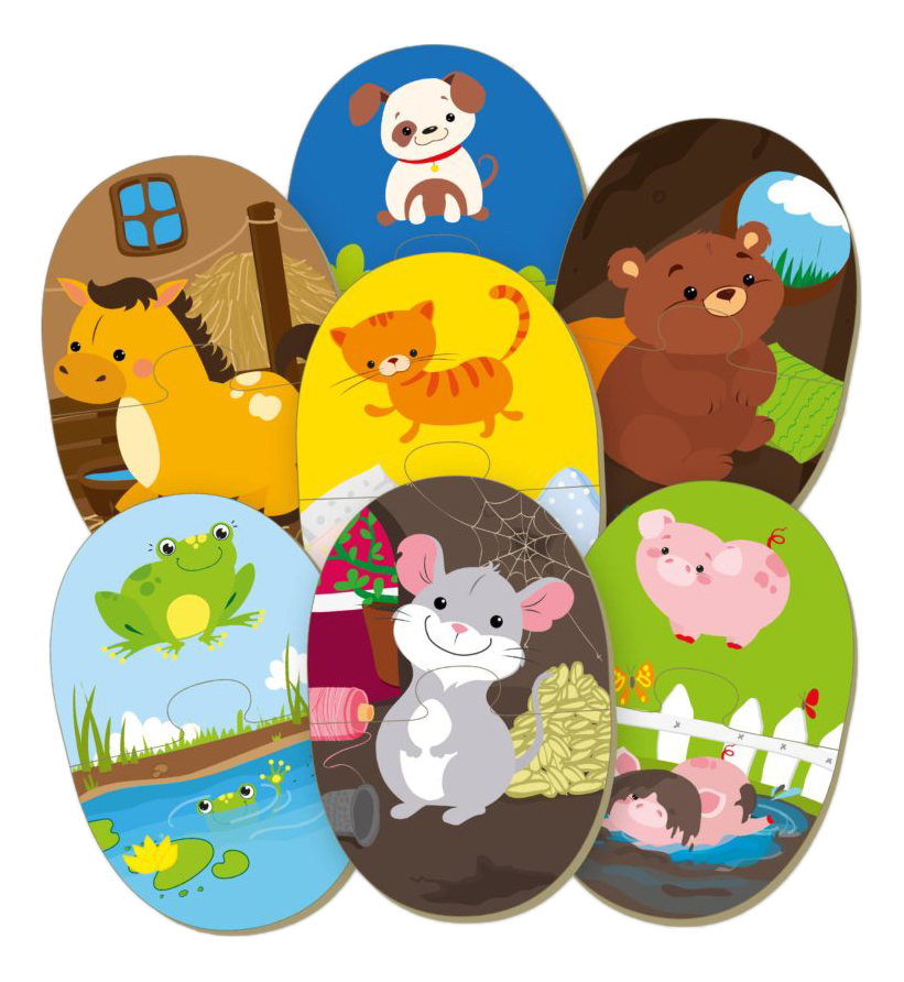 

Пазл Vladi Toys 14 деталей, Прятки