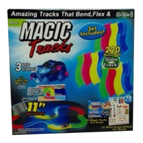 

Трек с машинкой magic tracks свет 220 деталей Shantou Gepai B1650671
