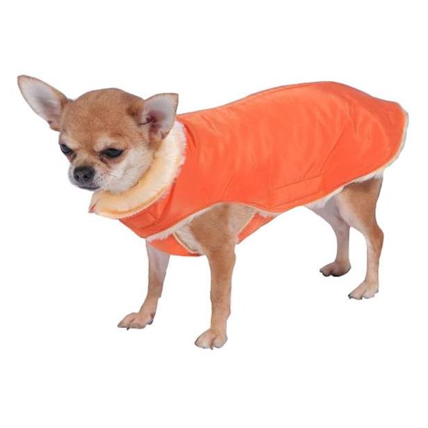 Попона для собак ТУЗИК размер M унисекс, оранжевый, длина спины 30 см