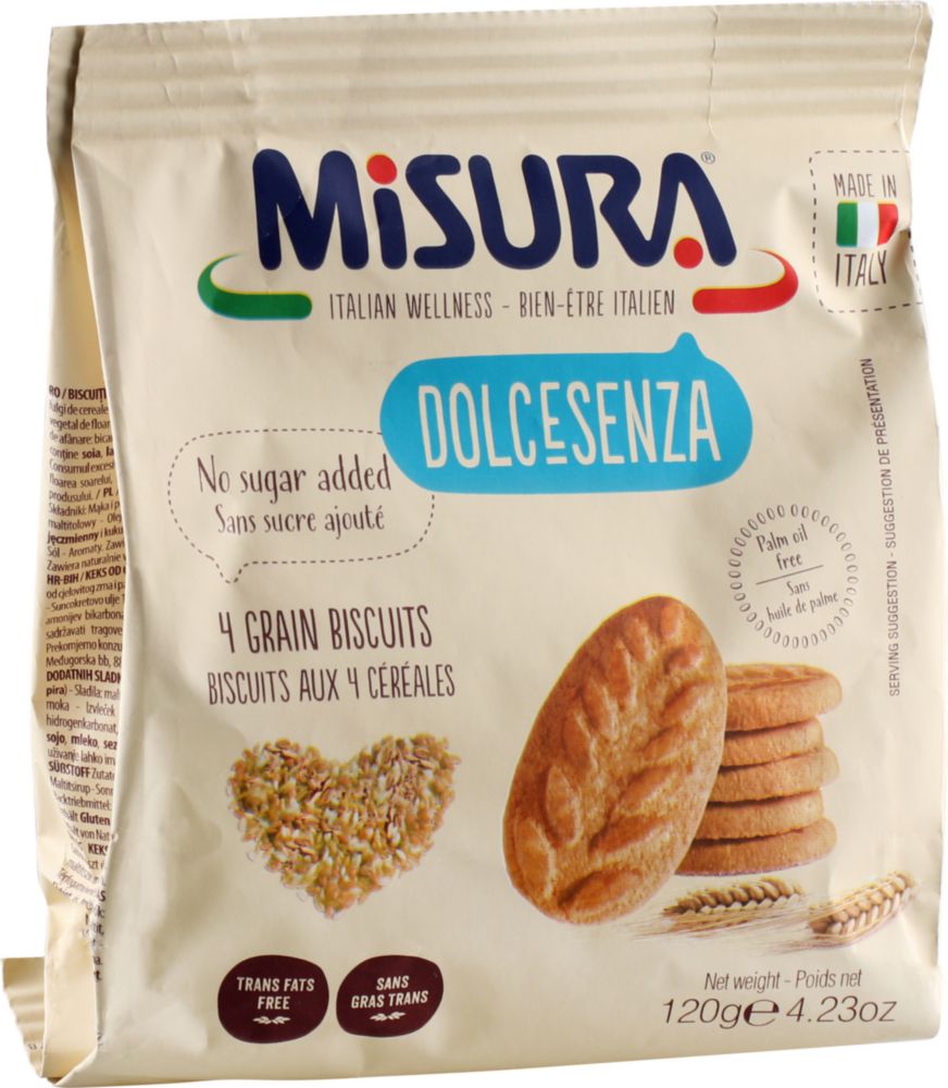 фото Печенье misura dolcesenza 4 злака 120 г