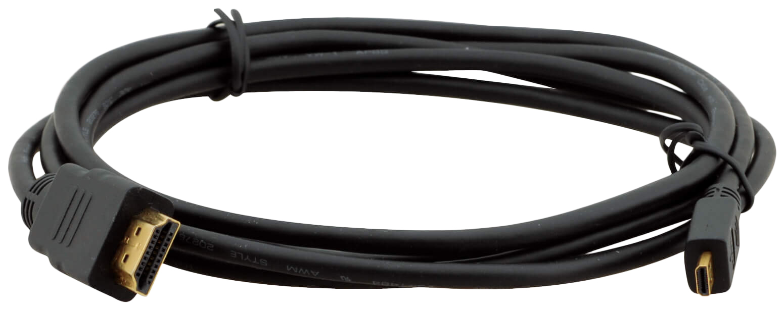 фото Кабель kramer hdmi - micro hdmi 0,9м black (c-hm/hm/a-d-3)