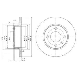 фото Тормозной диск delphi bg2910