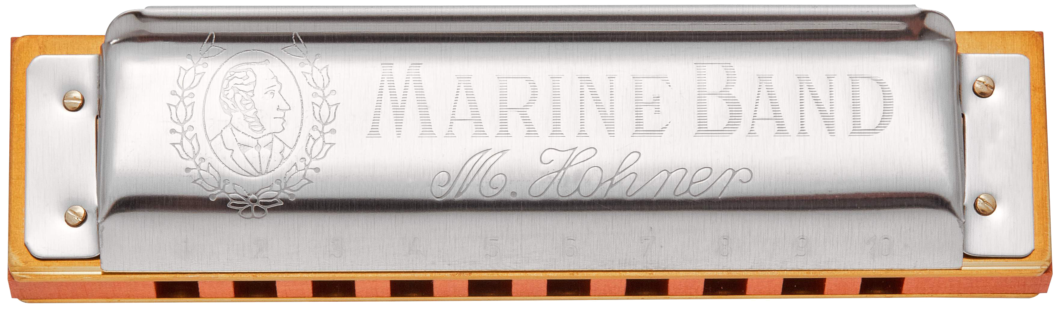 

Губная гармоника диатоническая HOHNER Marine Band 1896/20 E nat minor, Серебристый
