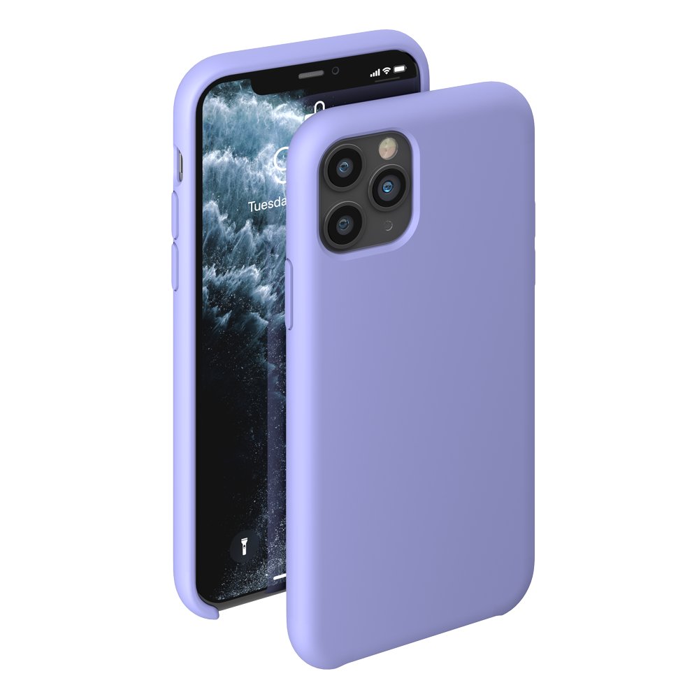 фото Чехол deppa liquid silicone case для apple iphone 11 pro (лавандовый)