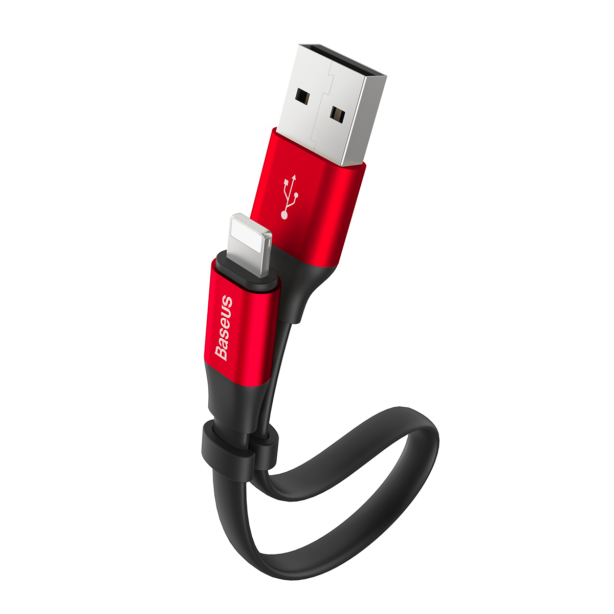 фото Кабель baseus nimble portable lightning 0.23m red