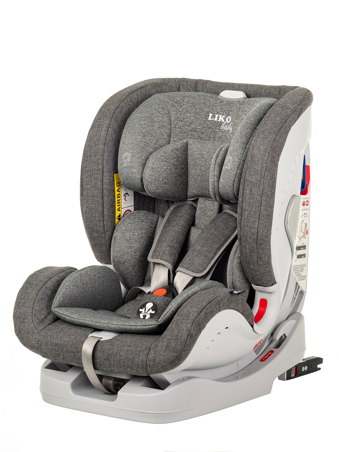 

Автокресло Liko Baby Sprinter Isofit цв.серый гр.0/1/2/3, Sprinter Isofit