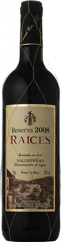

Вино Bodegas Fernando Castro "Raices" Reserva Valdepenas DO
