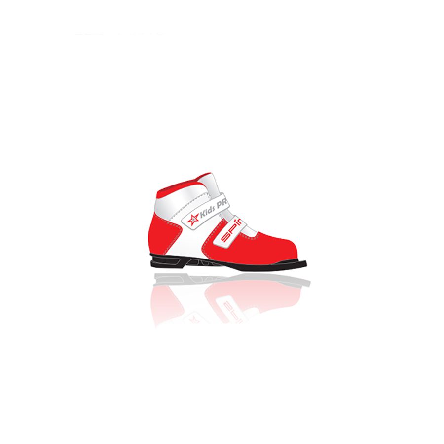 фото Ботинки для беговых лыж spine kids pro 399/9 2019, red/white, 36