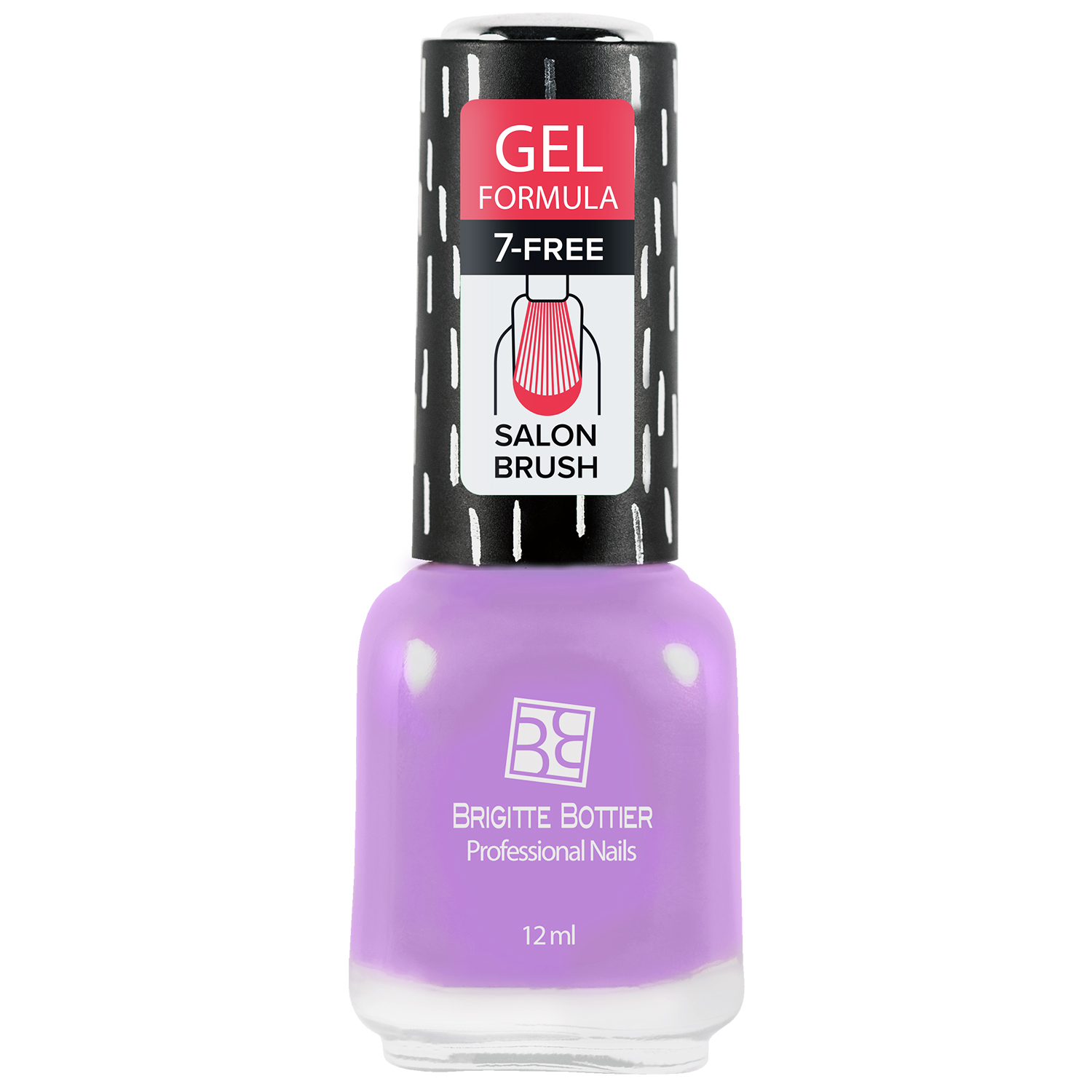 

Лак с гелевым эффектом Brigitte Bottier Gel Formula тон 56 фиалковый, 12 мл