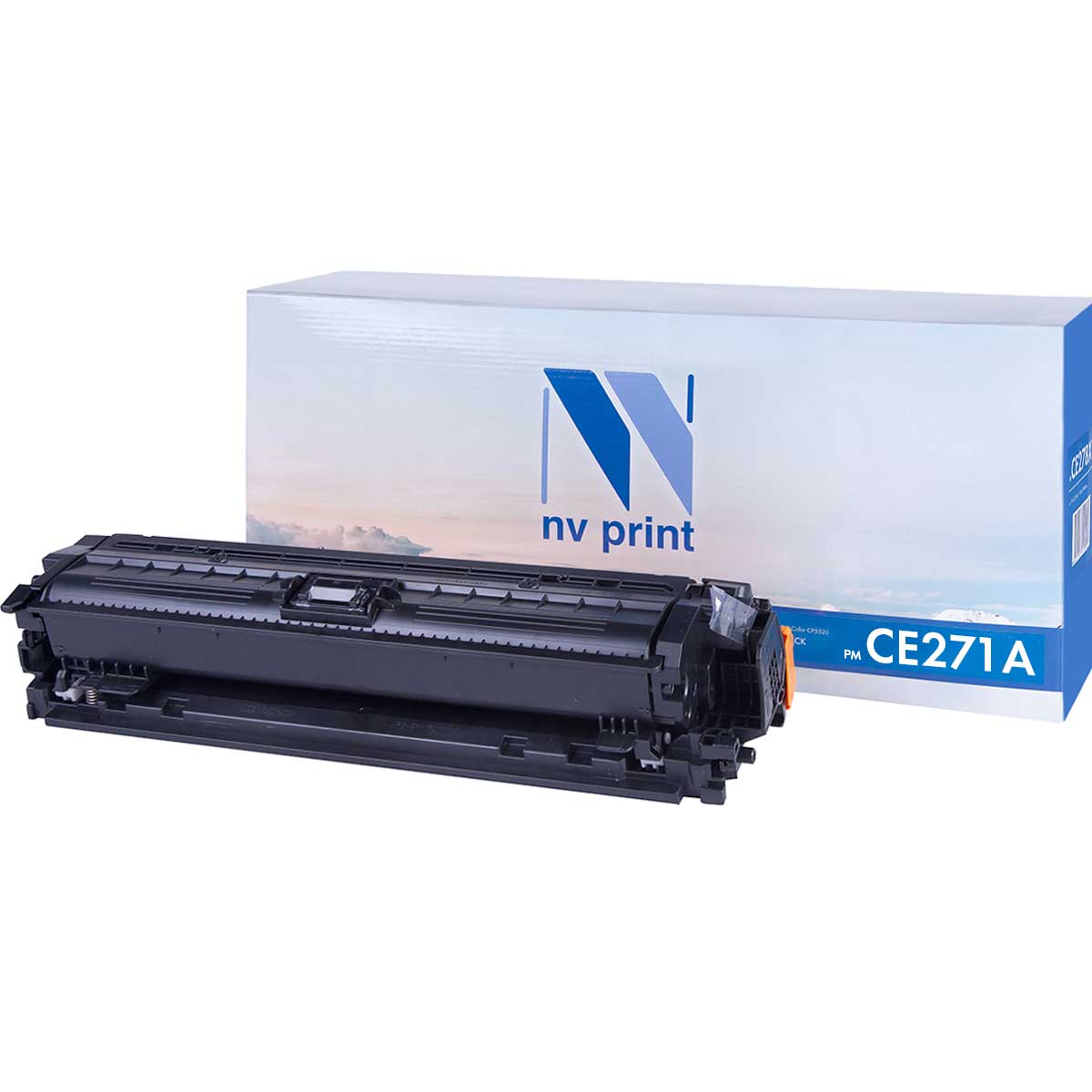 Картридж для лазерного принтера NV Print CE271AC, голубой