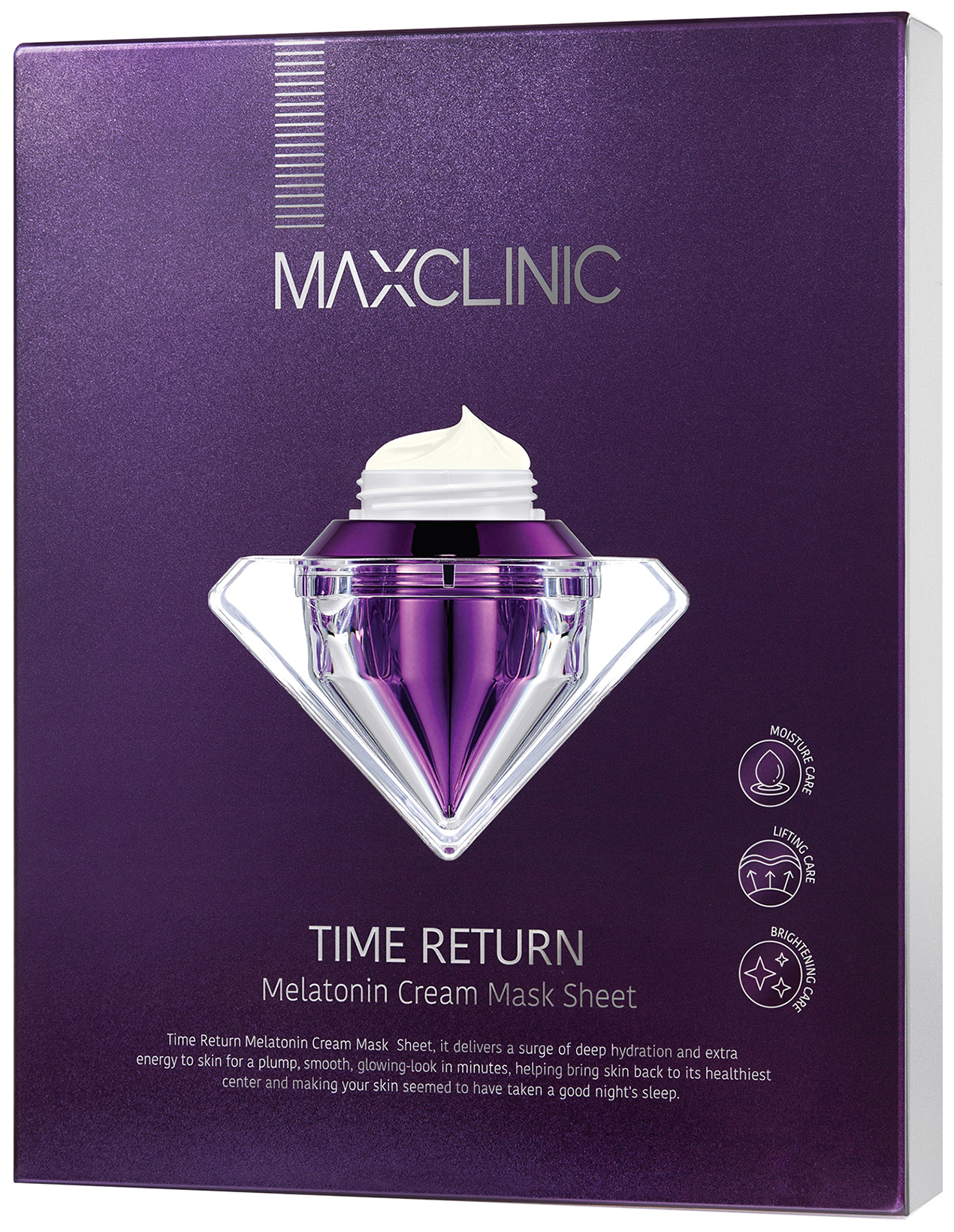 фото Крем для лица maxclinic time return melatonin cream mask sheet 28 мл