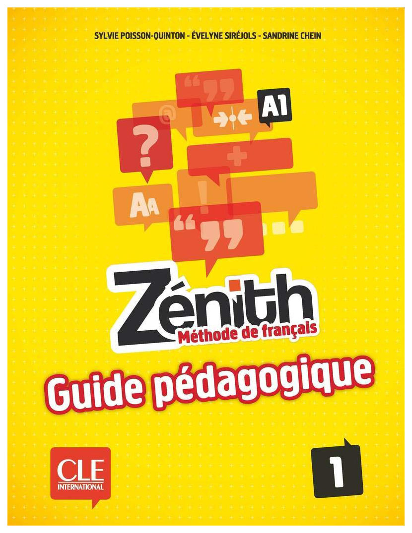 фото Книга cle international "zenith: guide pedagogique 1"