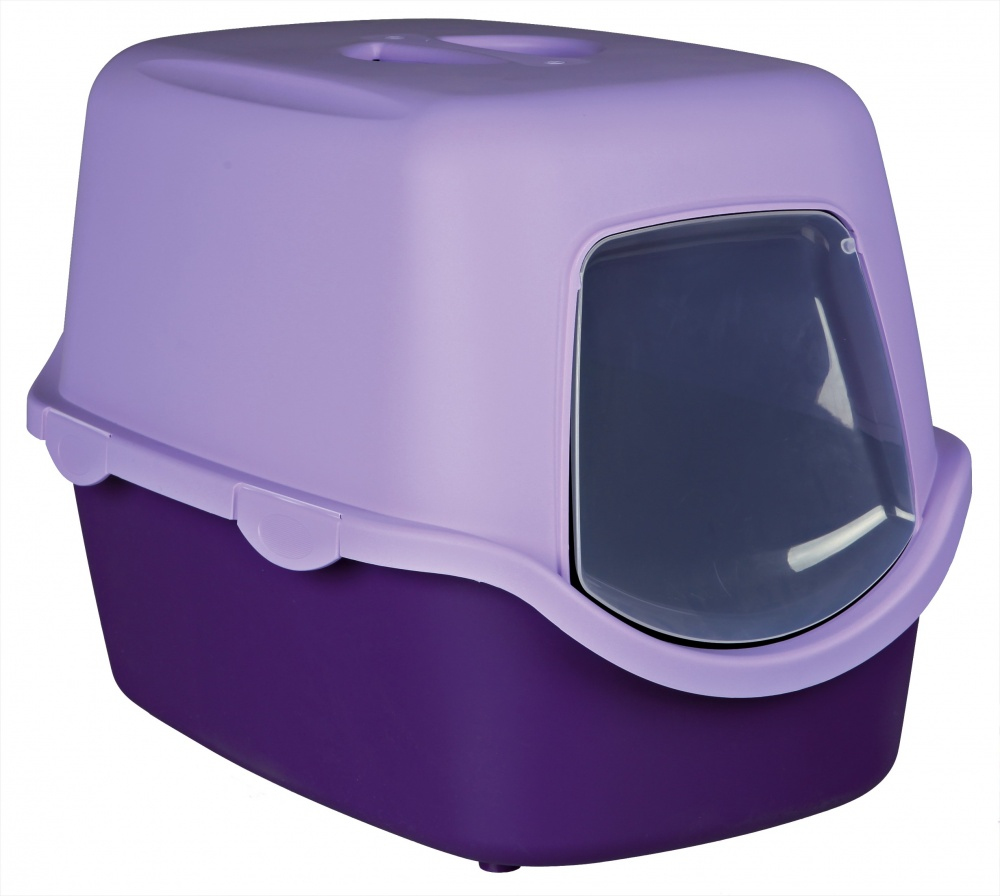 

Туалет для кошек TRIXIE Vico, прямоугольный, фиолетовый, 56х40х40 см, Vico