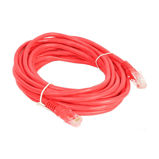 фото Кабель aopen rj45-rj45, m-m 5м red (anp511-5m)