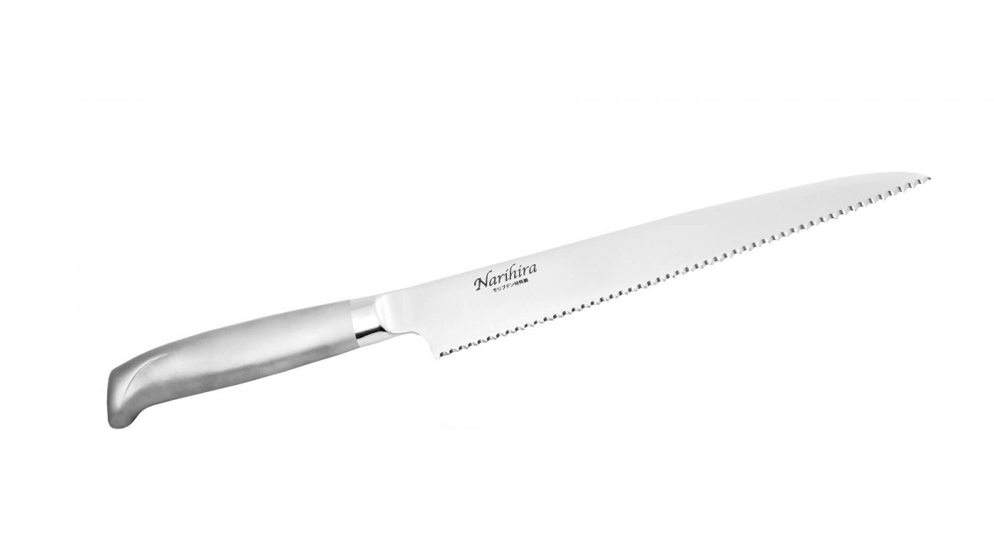 Нож Кухонный Для нарезки хлеба Fuji Cutlery FC-63, лезвие 21 см, сталь Мо-V, Япония
