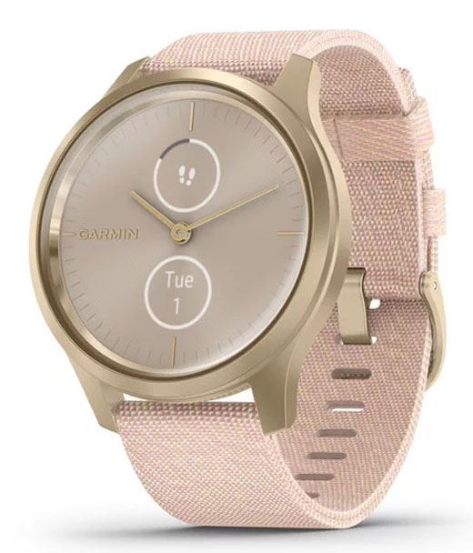 фото Спортивные наручные часы garmin vivomove style light gold/pink
