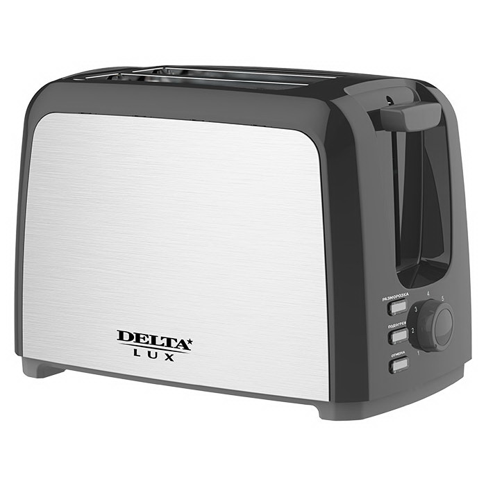 Тостер Delta Lux DL-090 White/Black сэндвич тостер delta dl 045