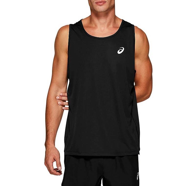 фото Майка asics silver singlet, perfomance black, l int