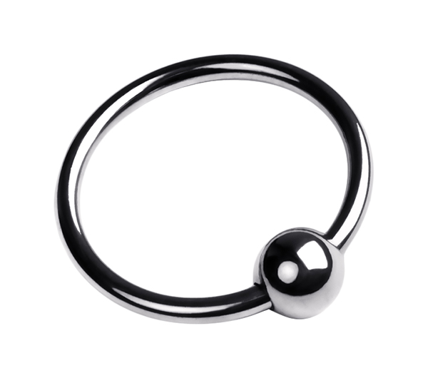 фото Эрекционное кольцо toyfa metal на головку пениса серебристый