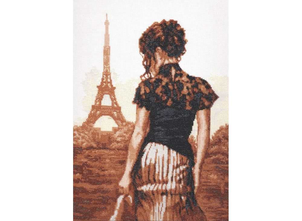 фото Набор для вышивания палитра прогулка по парижу